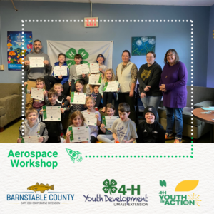 Imagination and teamwork take flight at the Barnstable County 4H “Design a Planet” workshop, part of the 4H Aerospace youth workshop series.