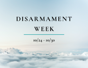 Disarmament Week-human rights-barnstable