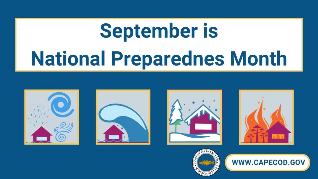 September is National Preparedness Month. Clean ahead and be prepared to weather storms and disasters.