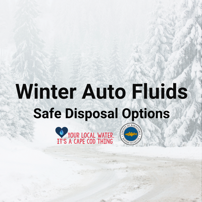 Safe disposal options for winter auto fluids/
