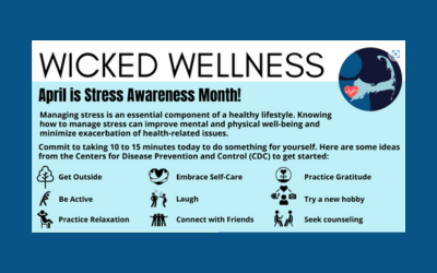 Wicked Wellness: April is Stress Awareness Month! - Barnstable County
