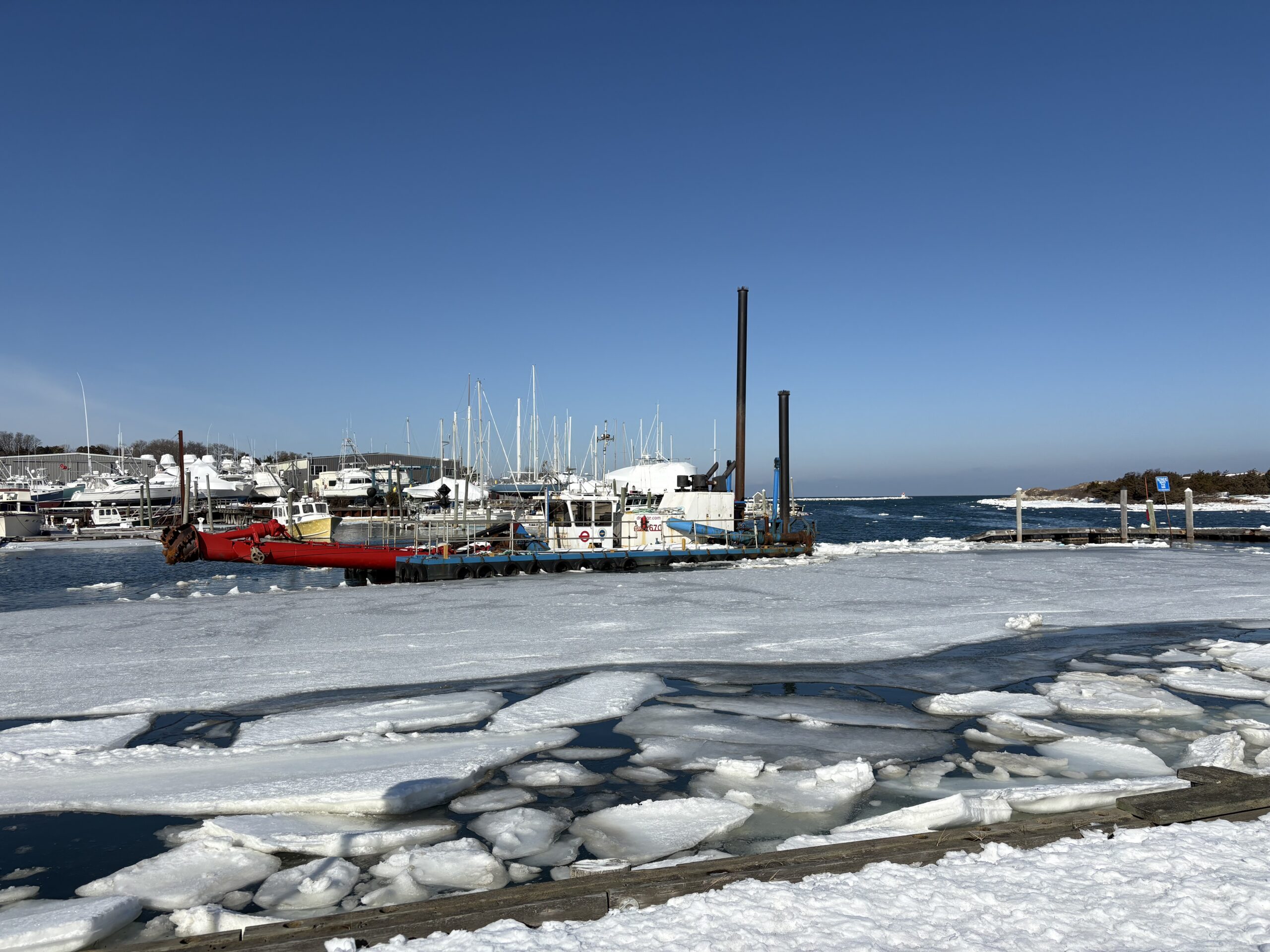 County Conducts Emergency Icebreaking Operations To Restore Harbor Cod Fish II Sesuit Harbor 1 Scaled 